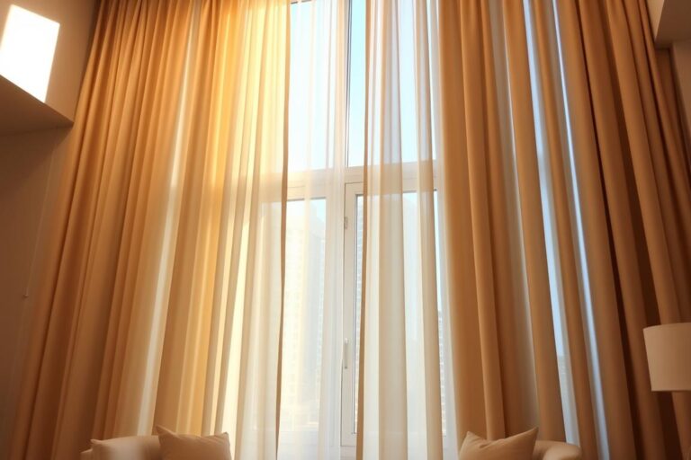 Einrichtungstipp: Hänge Vorhänge höher als das Fenster für mehr Raumhöhe