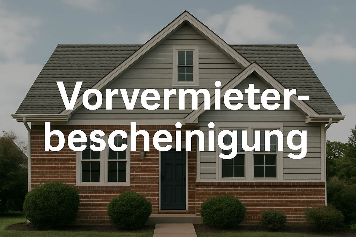 Vorvermieterbescheinigung